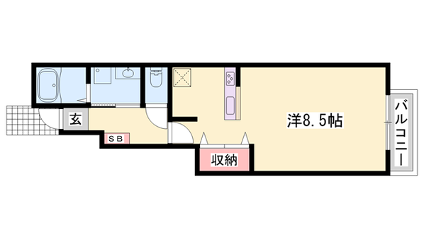 ウッドパストラルIIIの物件間取画像